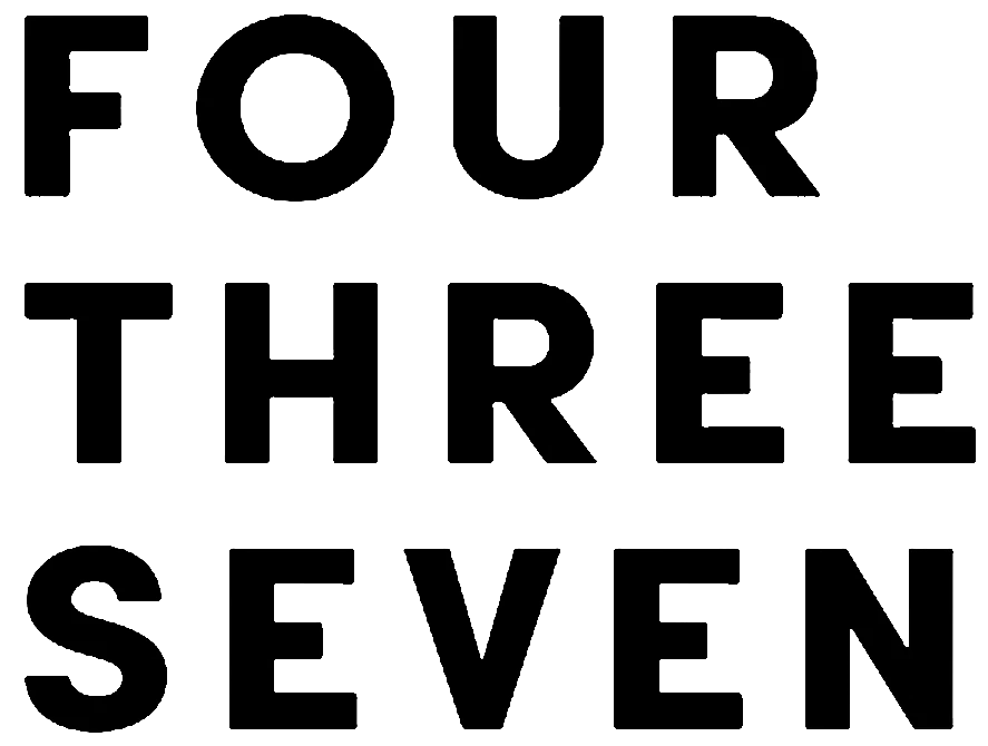 four three seven logo